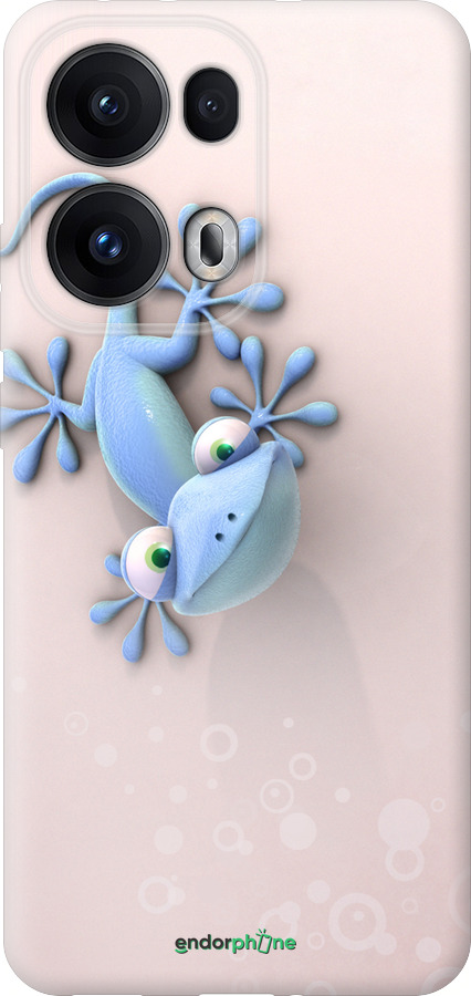 Силиконовый чехол Геккончик для Oppo Reno13 Pro - 1094u-3943 изображение 
