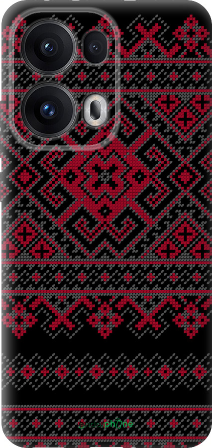 Силіконовий чехол Вишиванка 52 для Oppo Reno13 Pro - 1763u-3943 изображение 