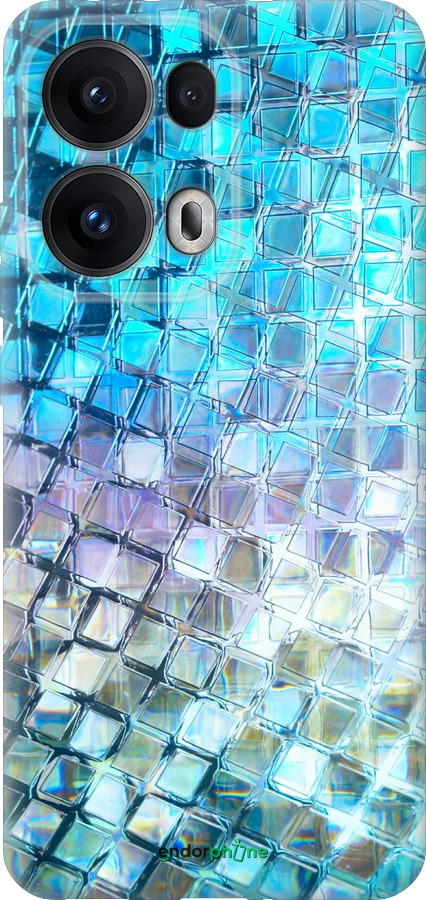 Силіконовий чехол Луска, яка переливається для Oppo Reno13 Pro - 227u-3943 изображение 