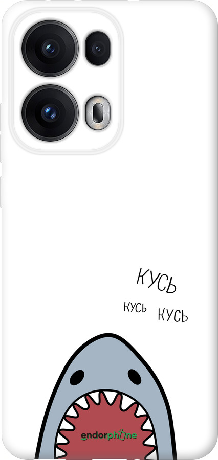 Силиконовый чехол Акула для Oppo Reno13 Pro - 4870u-3943 изображение 