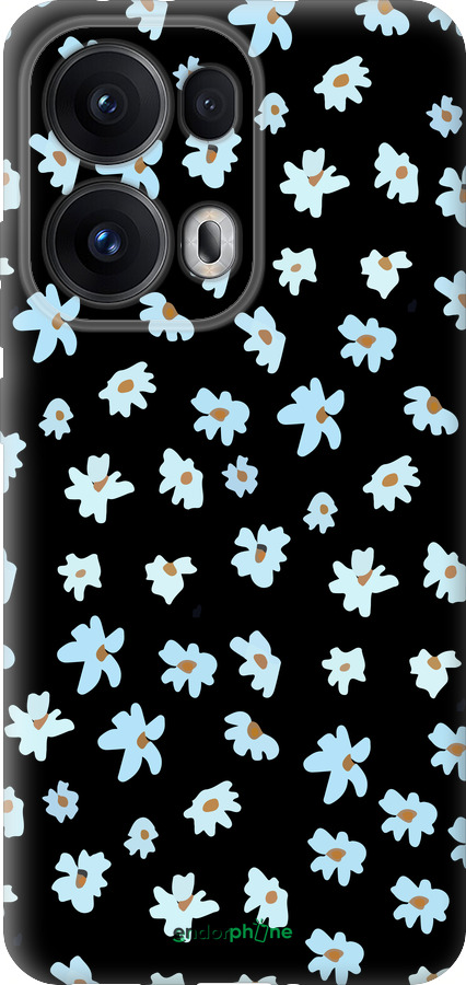 Силиконовый чехол Цветочный для Oppo Reno13 Pro - 4900u-3943 изображение 