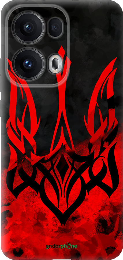 Силіконовий чехол Герб України  для Oppo Reno13 Pro - 5312u-3943 изображение 