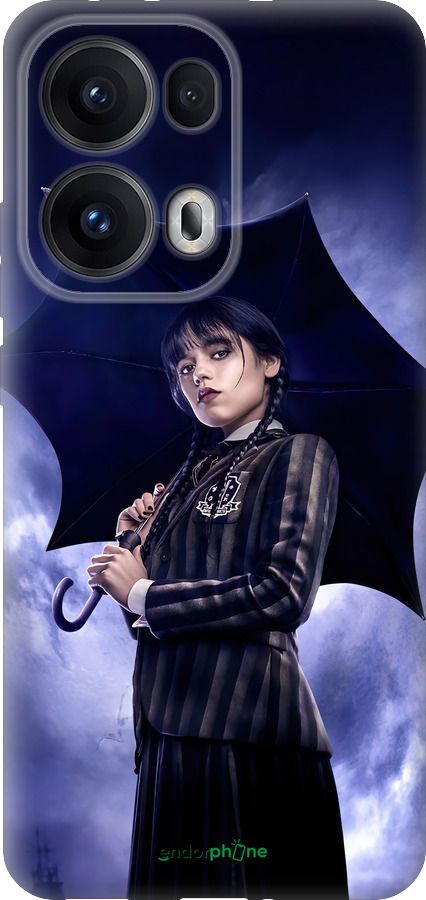 Силиконовый чехол Wednesday v2 для Oppo Reno13 Pro - 5516u-3943 изображение 