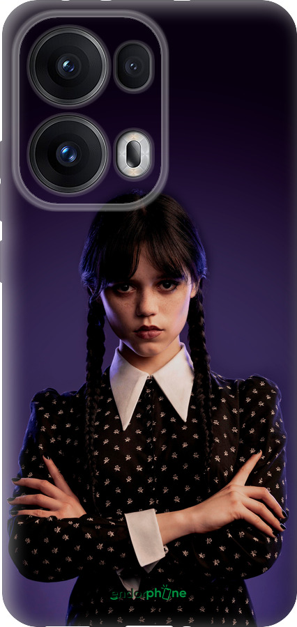 Силіконовий чехол Wednesday v3 для Oppo Reno13 Pro - 5517u-3943 изображение 