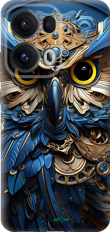 Силиконовый чехол Сова v2 для Oppo Reno13 Pro - 5649u-3943 изображение 