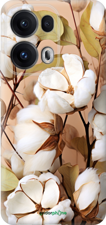 Силиконовый чехол Хлопок для Oppo Reno13 Pro - 5665u-3943 изображение 