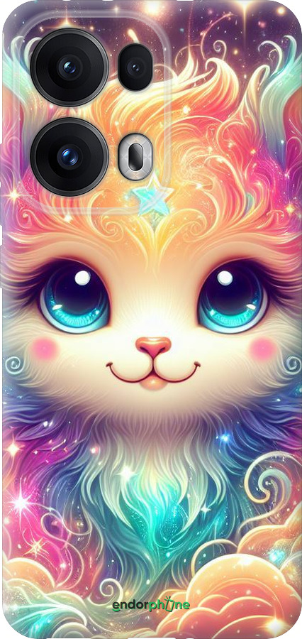 Силіконовий чехол Казкове кошеня для Oppo Reno13 Pro - 5813u-3943 изображение 