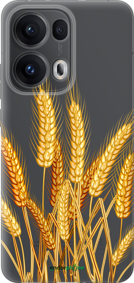 Силиконовый чехол Колоски пшеници для Oppo Reno13 Pro - 5866u-3943 изображение 