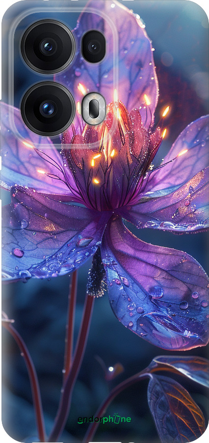 Силіконовий чехол Магічна квітка для Oppo Reno13 Pro - 6038u-3943 изображение 