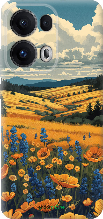 Силіконовий чехол Українське поле для Oppo Reno13 Pro - 6082u-3943 изображение 