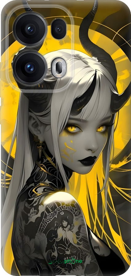 Силиконовый чехол Аниме демон 2 для Oppo Reno13 Pro - 6309u-3943 изображение 