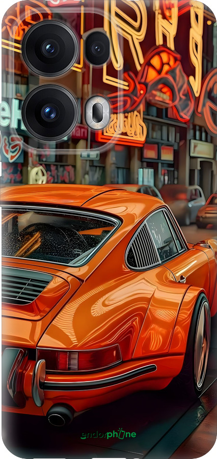 Силиконовый чехол Порше для Oppo Reno13 Pro - 6334u-3943 изображение 