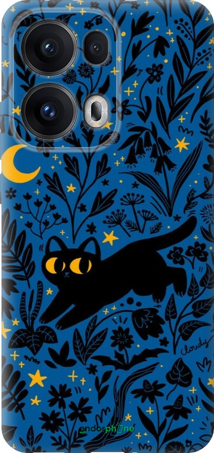 Силиконовый чехол Летняя ночь для Oppo Reno13 Pro - 6472u-3943 изображение 