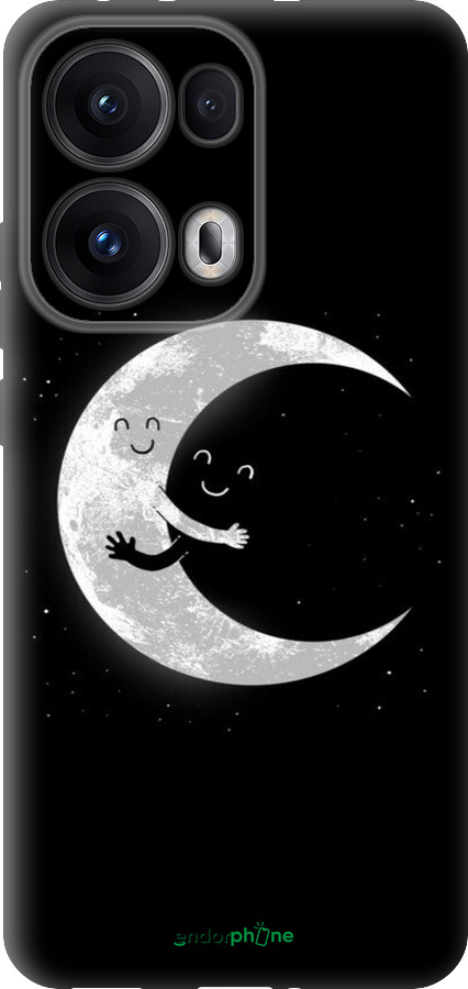 Силіконовий чехол Місячні обійми для Oppo Reno13 Pro - 6508u-3943 изображение 