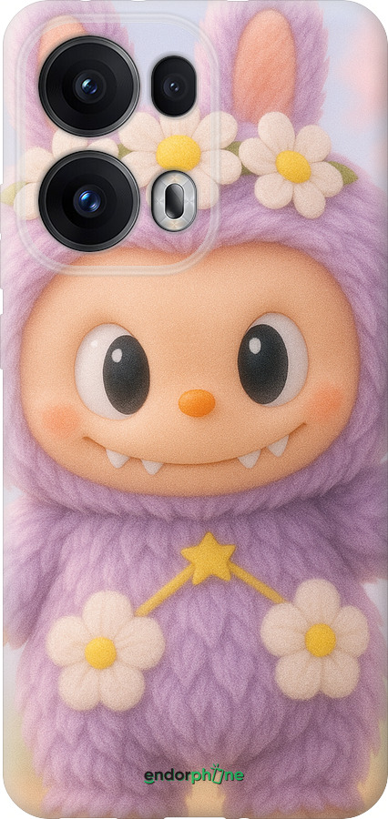 Силиконовый чехол Лабубу 1 для Oppo Reno13 Pro - 6709u-3943 изображение 