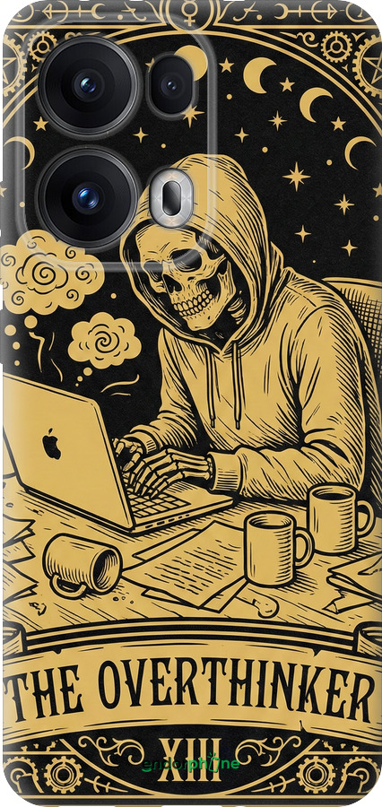 Силиконовый чехол The Overthinker для Oppo Reno13 Pro - 6774u-3943 изображение 