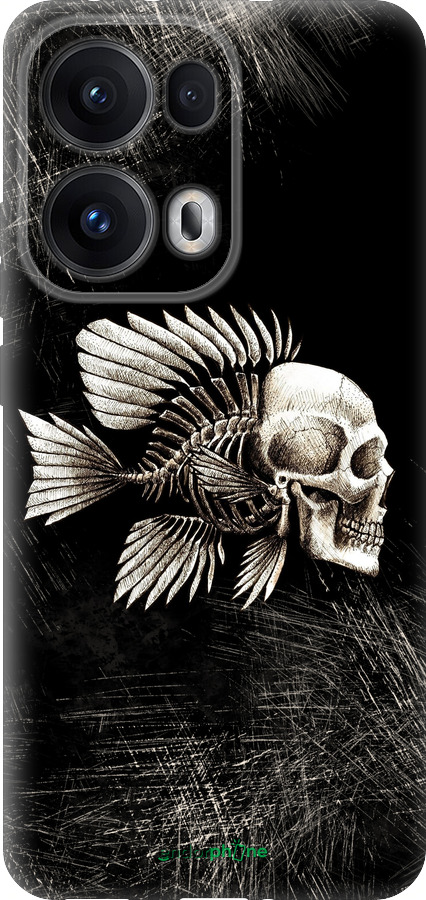 Силиконовый чехол Рыбо-человек для Oppo Reno13 Pro - 683u-3943 изображение 