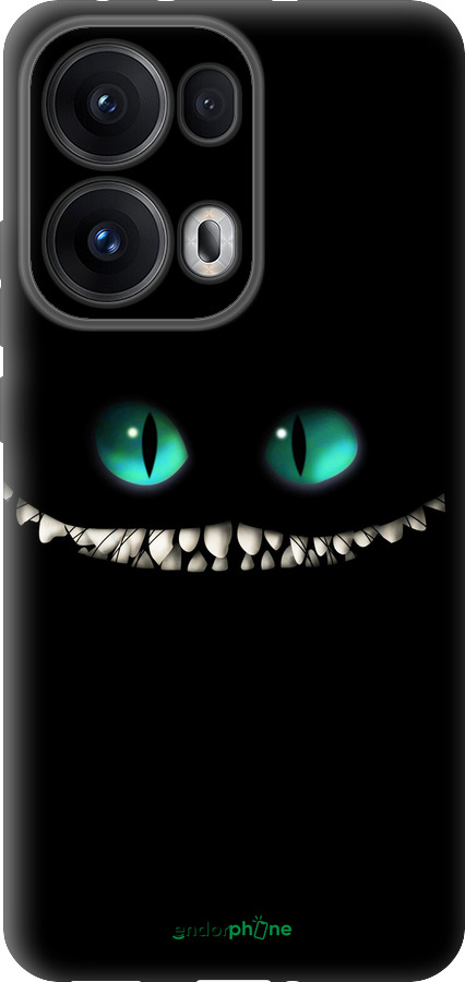 Силиконовый чехол Чеширский кот для Oppo Reno13 Pro - 689u-3943 изображение 