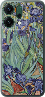 Силиконовый чехол Винсент Ван Гог. Ирисы для Oppo RENO14 5G - 161u-4058 изображение 