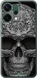 Силиконовый чехол skull-ornament для Oppo RENO14 5G - 4101u-4058 изображение 