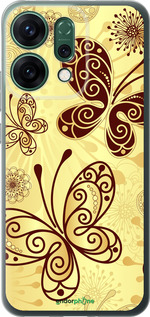 Силіконовий чехол Красиві метелики для Oppo RENO14 5G - 4170u-4058 изображение 