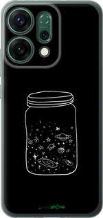 Силиконовый чехол Космос в банке для Oppo RENO14 5G - 4297u-4058 изображение 