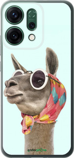 Силиконовый чехол Модная лама для Oppo RENO14 5G - 4479u-4058 изображение 