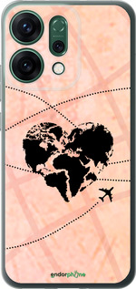 Силиконовый чехол Путешествуй для Oppo RENO14 5G - 4607u-4058 изображение 