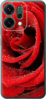 Силиконовый чехол Красная роза для Oppo RENO14 5G - 529u-4058 изображение 