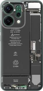 Силиконовый чехол Детали смартфона для Oppo RENO14 5G - 5487u-4058 изображение 