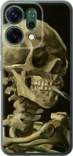 Силиконовый чехол Винсент Ван Гог. Череп для Oppo RENO14 5G - 5544u-4058 изображение 