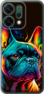 Силиконовый чехол Яркий бульдог для Oppo RENO14 5G - 5547u-4058 изображение 