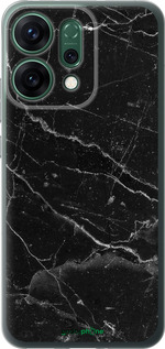 Силиконовый чехол Черный мрамор v2 для Oppo RENO14 5G - 5568u-4058 изображение 