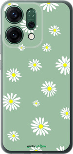 Силиконовый чехол Ромашки v4 для Oppo RENO14 5G - 5603u-4058 изображение 