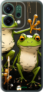 Силиконовый чехол Жабки 2 для Oppo RENO14 5G - 5657u-4058 изображение 