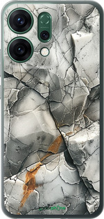 Силиконовый чехол Серый мрамор для Oppo RENO14 5G - 6041u-4058 изображение 