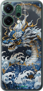 Силиконовый чехол Водяной дракон для Oppo RENO14 5G - 6113u-4058 изображение 