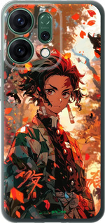 Силиконовый чехол Tanjiro для Oppo RENO14 5G - 6130u-4058 изображение 