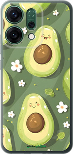 Силиконовый чехол Авокадо для Oppo RENO14 5G - 6380u-4058 изображение 