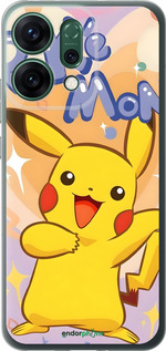 Силиконовый чехол Пикачу для Oppo RENO14 5G - 6383u-4058 изображение 