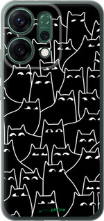 Силиконовый чехол С изображением кошек для Oppo RENO14 5G - 6470u-4058 изображение 