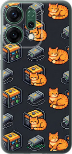 Силиконовый чехол Autonomous Zone для Oppo RENO14 5G - 6771u-4058 изображение 