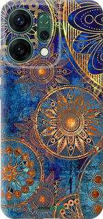 Силіконовий чехол Золотий візерунок для Oppo RENO14 5G - 678u-4058 изображение 