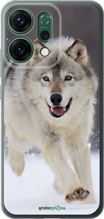 Силиконовый чехол Бегущий волк для Oppo RENO14 5G - 826u-4058 изображение 