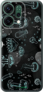 Силиконовый чехол Медузы для Oppo RENO14 5G - 906u-4058 изображение 