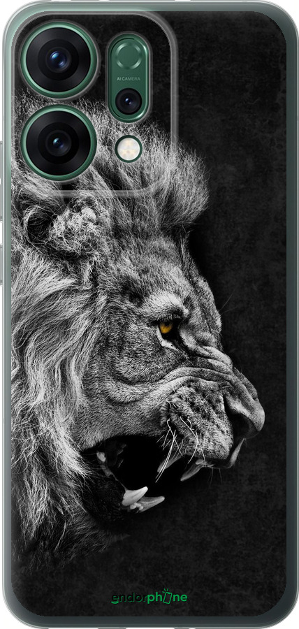 Силиконовый чехол Лев для Oppo RENO14 5G - 1080u-4058 изображение 