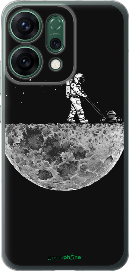 Силиконовый чехол Moon in dark для Oppo RENO14 5G - 4176u-4058 изображение 