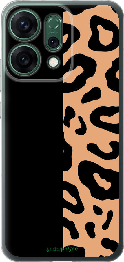 Силиконовый чехол Пятна леопарда для Oppo RENO14 5G - 4269u-4058 изображение 