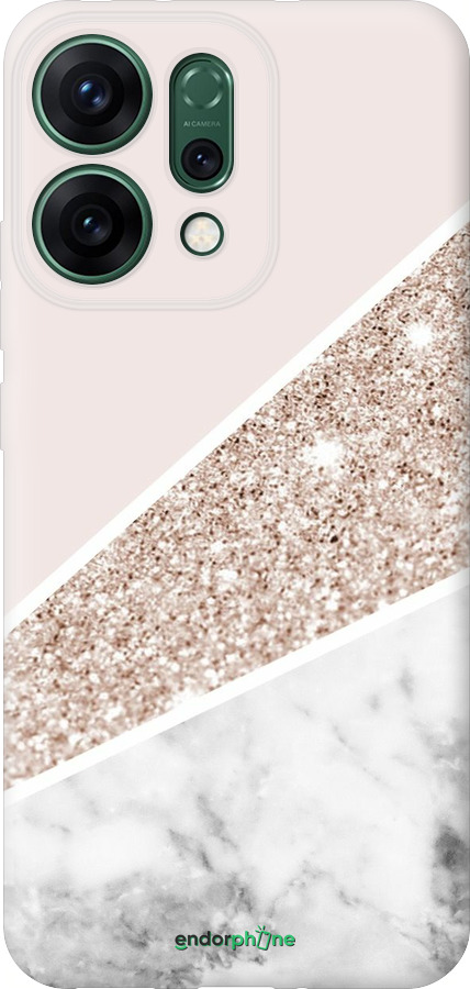 Силіконовий чехол Пастельний мармур для Oppo RENO14 5G - 4342u-4058 изображение 