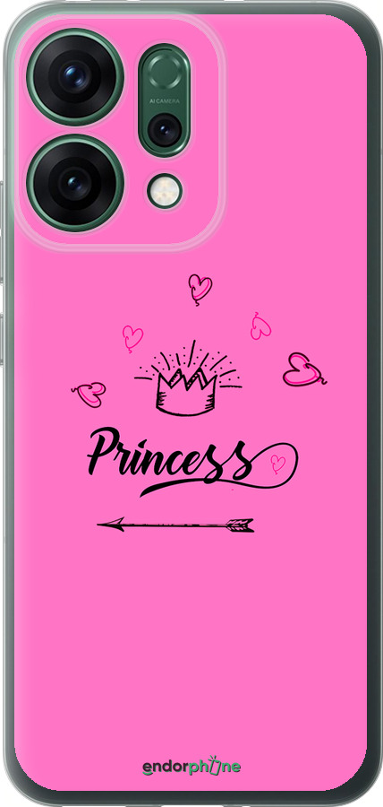 Силиконовый чехол Princess для Oppo RENO14 5G - 4361u-4058 изображение 